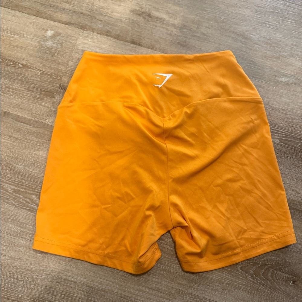 Gymshark Women's Bright Orange Bike Shorts